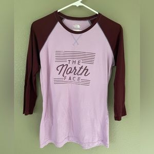 The North Face Crewneck 3/4 Sleeve Raglan Top Size S/P